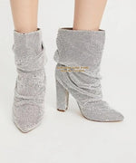 Shimmer and Shine Rhinestone Booties