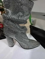 Shimmer and Shine Rhinestone Booties