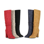 Robbie Suede Knee High Boots