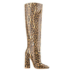 Danny Animal Print Knee-High Boots