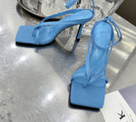 Blue Bayou Strap Heels