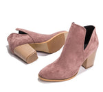 Elissa Ankle Boots Low High Heels