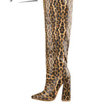 Danny Animal Print Knee-High Boots