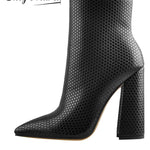 Trinity Chunky Heel Ankle Boot