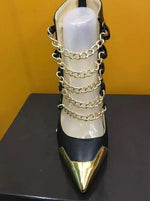 Cheetarah Chain Ankle Boots