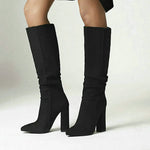 Robbie Suede Knee High Boots