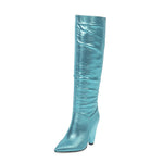 Wendy Sequined Knee-High Boots