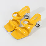 Barbados Low Chunky Heel Sandals