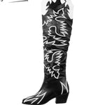 Texas Knee-High Western Cowgirl Boots