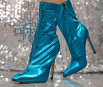 Tammy Metallic Ankle Boots