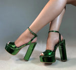 Robbie Metallic Heels