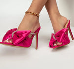 Eva Silk High Heels