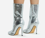 Tammy Metallic Ankle Boots