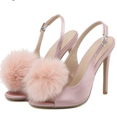 Carla Faux Fur High Heels