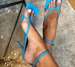 Blue Bayou Strap Heels